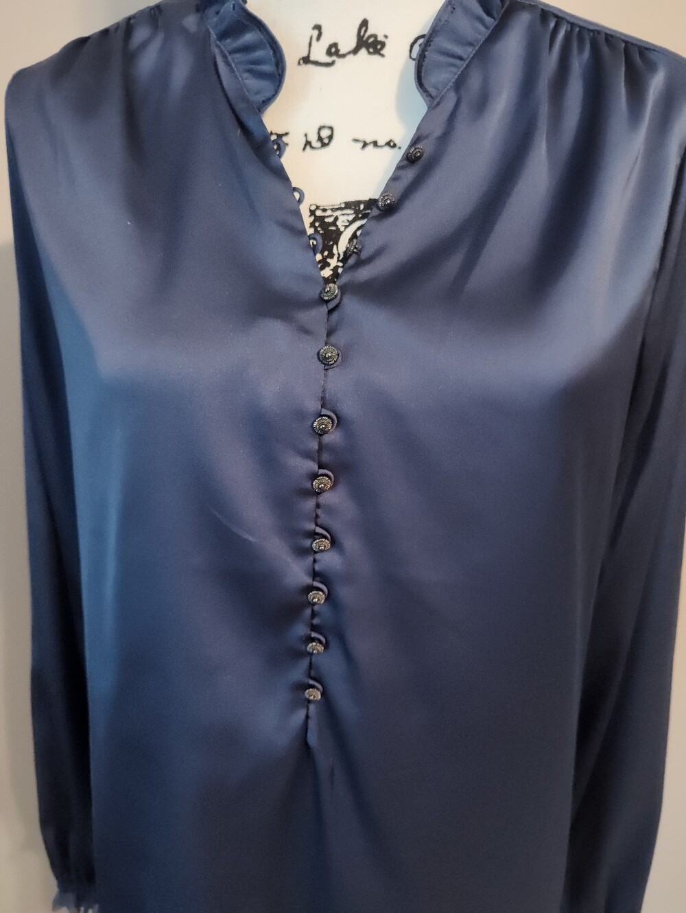 WHBM Ruffle-Neck Blouse - Picture 5 of 5
